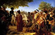 Baron Pierre Narcisse Guerin Napoleon Pardoning the Rebels at Cairo oil